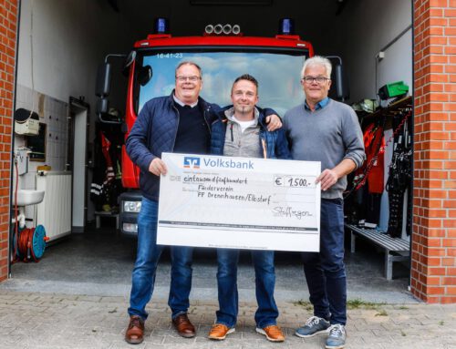 Frisch gegründeter Förderverein der Feuerwehr Drennhausen/Elbstorf erhält erste, größere Spende
