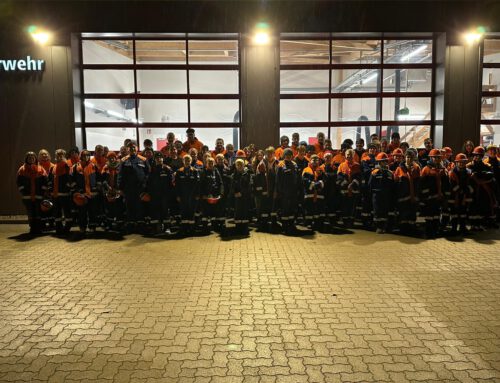 Nachtmarsch der Elbmarsch Jugendfeuerwehren in Schwinde